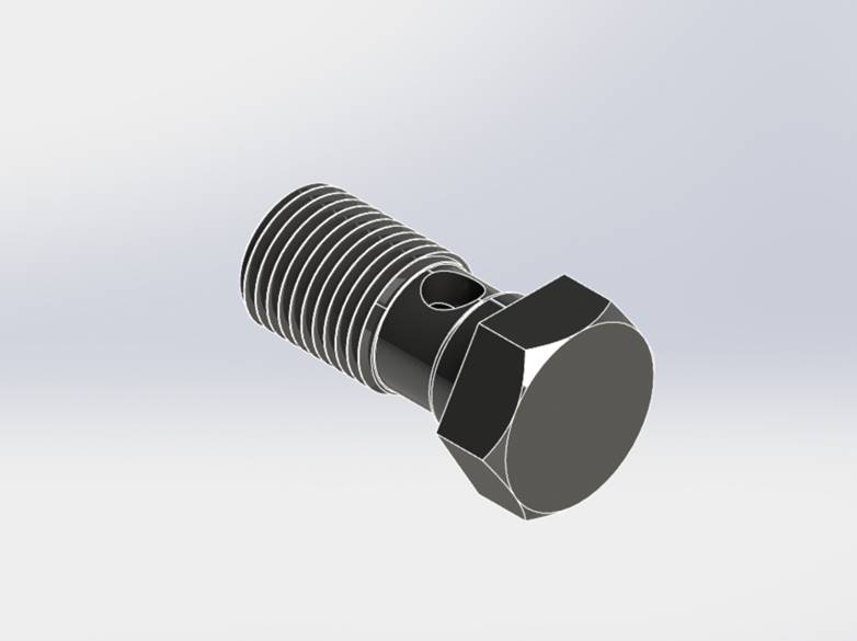 Steel Single Banjo Bolt